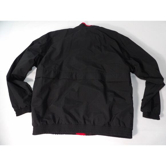 Vtg Avigo Gear Pepsi Cola Windbreaker XL Full Zip Jacket Black Logo Red 90s - Picture 4 of 14